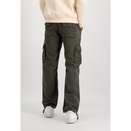 Kalhoty JET PANT Alpha Industries, GREYBLACK / ŠEDOČERNÉ
