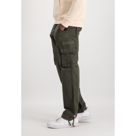 Kalhoty JET PANT Alpha Industries, Dark olive