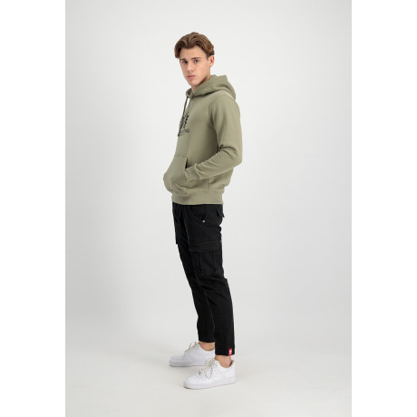 Mikina BASIC HOODY Alpha Industries, OLIVE