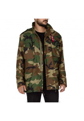 Bunda M-65 Alpha Industries Woodland CAMO