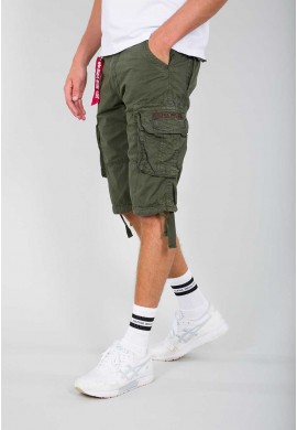 Kraťasy JET SHORT Alpha Industries DARK OLIVE /TMAVĚ OLIVOVÉ