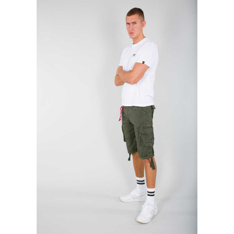 Kraťasy JET SHORT Alpha Industries  DARK OLIVE /TMAVĚ OLIVOVÉ
