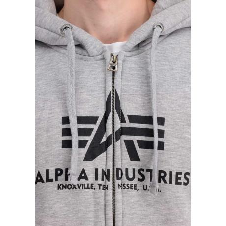 Mikina Basic Zip Hoodie, Alpha Industries