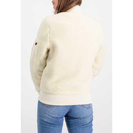 Dámská bunda MA-1 VF TEDDY Alpha Industries, OFF WHITE