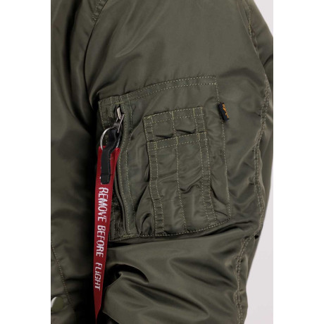Bunda Alpha Industries MA-1 VF AUTHENTIC OVERDYED, Dark Olive