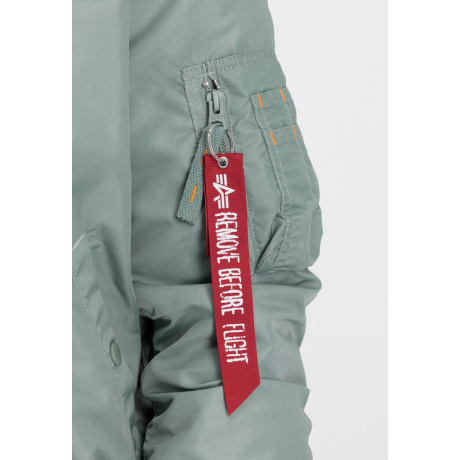 copy of bunda MA-1 TT HOOD CUSTOM Alpha Industries VINTAGE GREEN