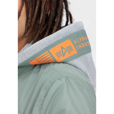 copy of bunda MA-1 TT HOOD CUSTOM Alpha Industries VINTAGE GREEN