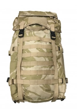 Originál britský batoh pouštní DPM FIELD PACK 45 litrů, použitý