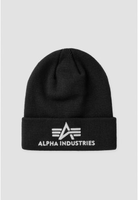 Čepice 3D BEANIE Alpha Industries, BLACK / ČERNÁ