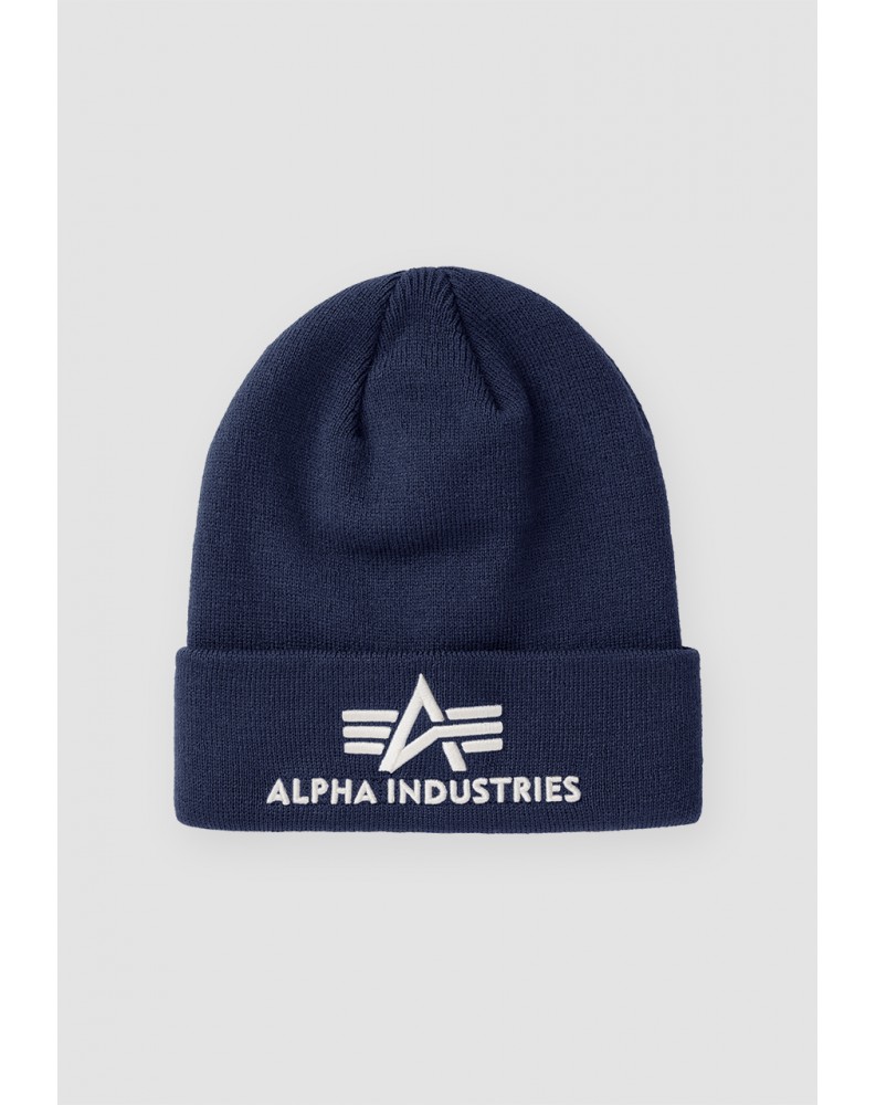 Čepice 3D BEANIE Alpha Industries, REPL.BLUE / MODRÁ Čepice 3D BEANIE Alpha Industries, REPL.BLUE / MODRÁ