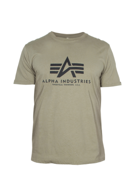 Tričko BASIC T Alpha Industries, OLIVE / OLIVOVÉ