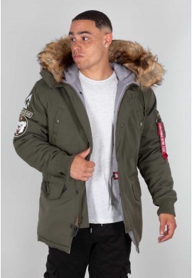 Bunda Alpha Industries ARCTIC DISCOVERER, Dark Olive / tmavě olivová