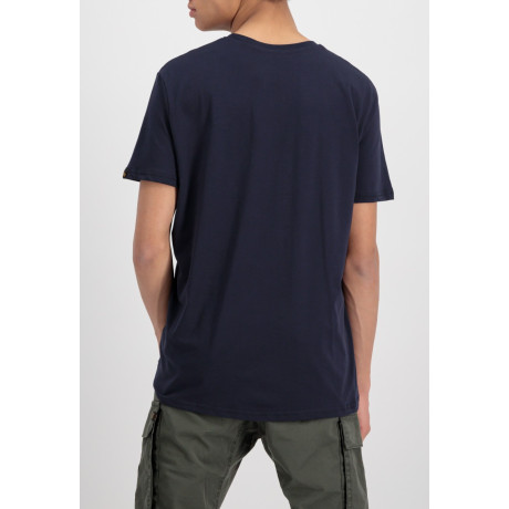 Tričko APOLLO MISSION Alpha Industries, REPL. BLUE / MODRÉ