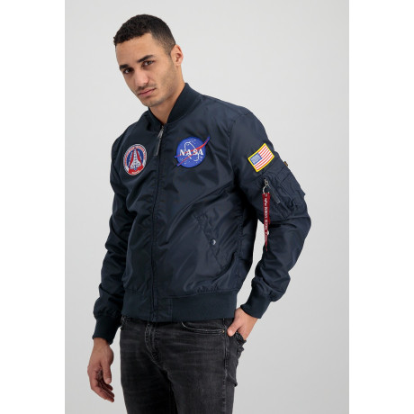 Bunda Alpha Industries MA-1 TT NASA REVERSIBLE II Repl.blue