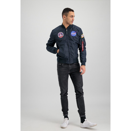 Bunda Alpha Industries MA-1 TT NASA REVERSIBLE II Repl.blue