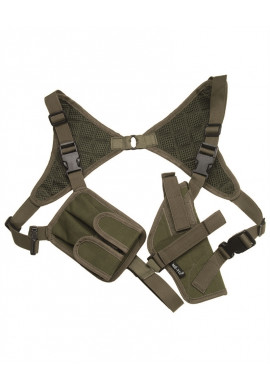 Pouzdro na pistoli cordura podpažní oliv