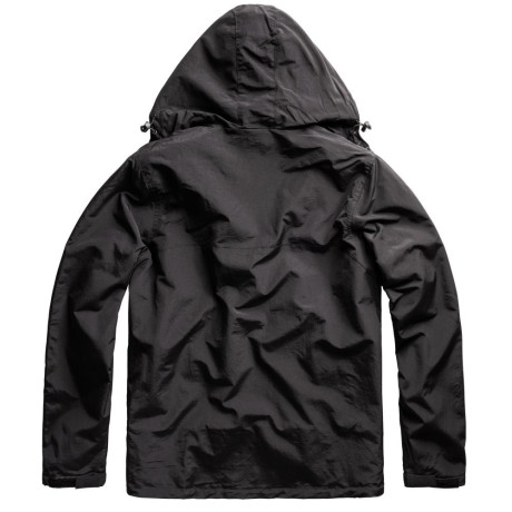 WINDBREAKER Jacket with Zipper, Black