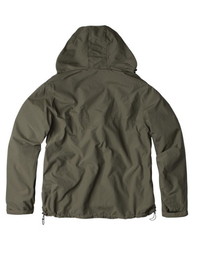 Windbreaker Jacket with Zipper, Olive