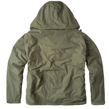 Bunda anorak WINDBREAKER s fleecovou podšívkou, Olivová
