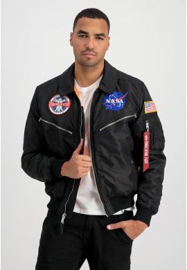 Bunda SPACEWALK JACKET Alpha Industries, ČERNÁ