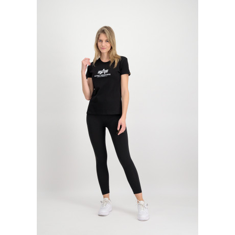 Dámské tričko NEW BASIC T Wmn. Alpha Industries BLACK / ČERNÉ