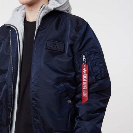 Bunda MA-1 D-TEC Alpha Industries REPL. BLUE / TMAVĚ MODRÁ