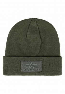 Čepice Alpha Industries VLC BEANIE, dark green / tmavě zelená