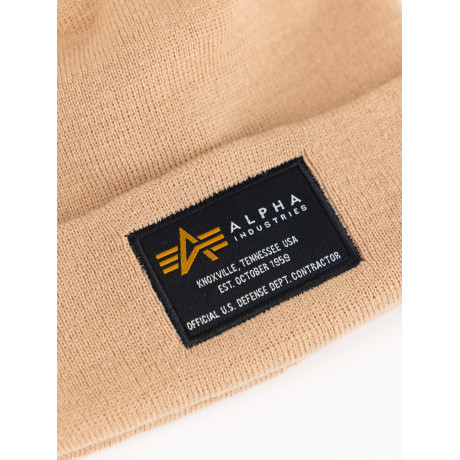 Čepice Alpha Industries CREW BEANIE, Dusty coral