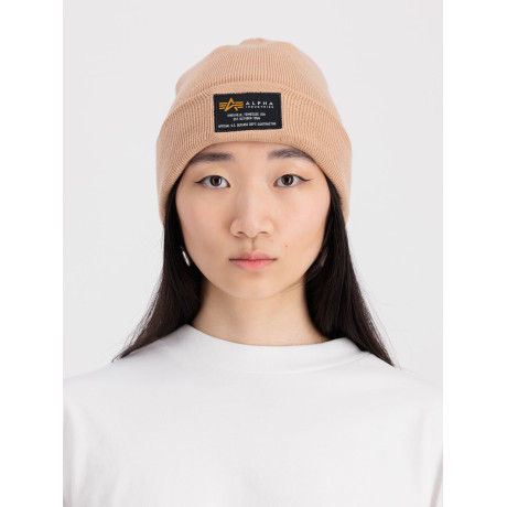 Čepice Alpha Industries CREW BEANIE, Dusty coral