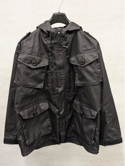 Authentic British combat field jacket for special forces, black, new