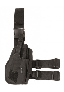 Pouzdro na pistoli stehení pravé černé