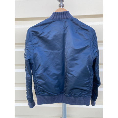 Dámská bunda Alpha Industries MA-1 VF59 Wmn., vel. M, Repl. blue, nošená
