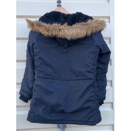 Dámská bunda Alpha Industries EXPLORER Wmn, barva černá, velikost S, použitá