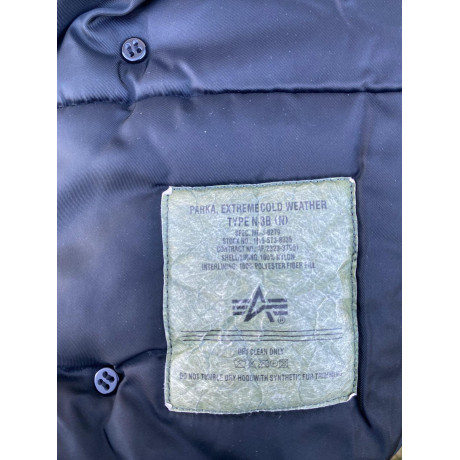 Dámská bunda Alpha Industries EXPLORER Wmn, barva černá, velikost S, použitá