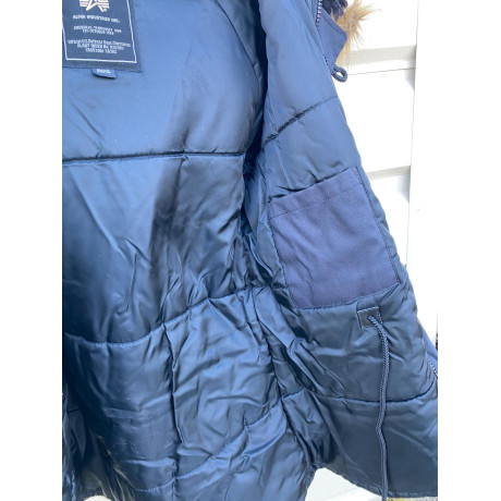 Dámská bunda Alpha Industries EXPLORER Wmn, barva černá, velikost S, použitá