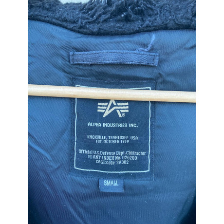 Dámská bunda Alpha Industries EXPLORER Wmn, barva černá, velikost S, použitá