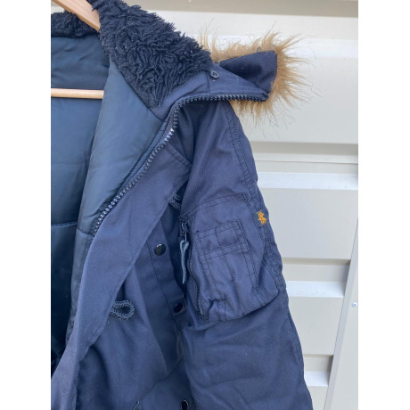 Dámská bunda Alpha Industries EXPLORER Wmn, barva černá, velikost S, použitá