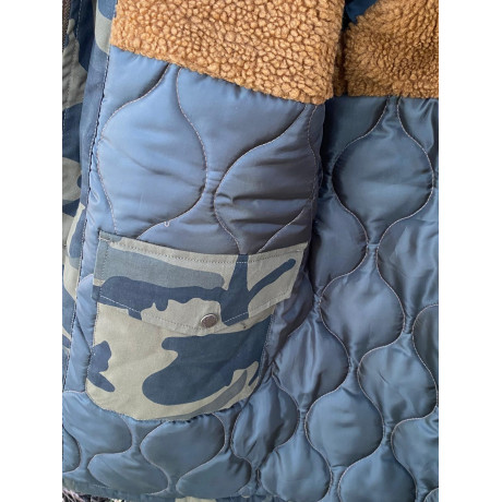 Bunda Alpha Industries MILITARY COAT, barva Olive Camo