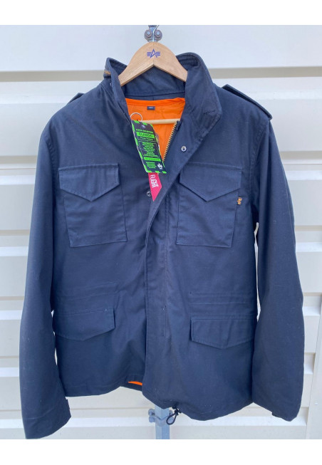 Bunda Alpha Industries M-65 HERITAGE s odepínací vložkou, barva BLACK/černá