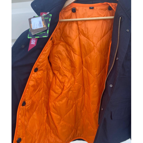 Bunda Alpha Industries M-65 HERITAGE s odepínací vložkou, barva NAVY