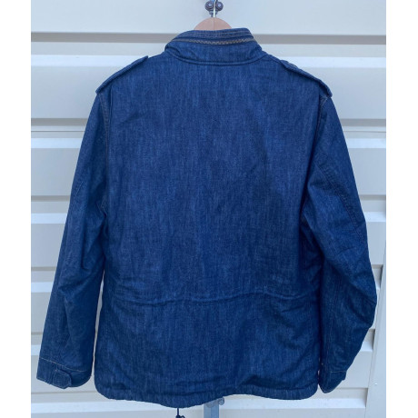 Bunda Alpha Industries M-65 DENIM, barva DARK BLUE