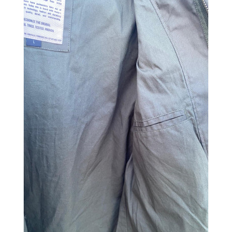 Bunda Alpha Industries HOODED FISHTAIL CN, barva Dark Olive