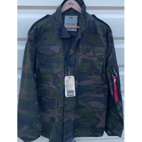 copy of bunda M-65 TEFLON Alpha Industries BLACK