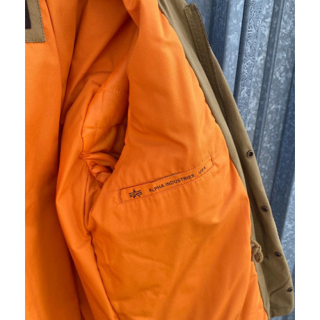 Bunda VINTAGE M-65 CW Alpha Industries, barva KHAKI