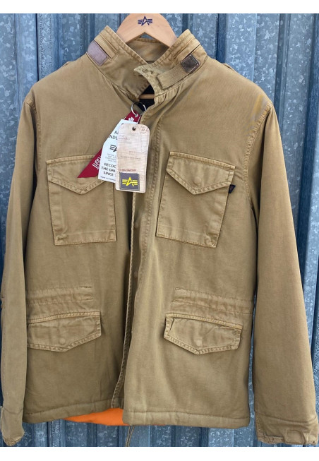 Bunda VINTAGE M-65 CW Alpha Industries, barva KHAKI