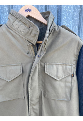 copy of Bunda Alpha Industries M-65 DENIM, barva DARK BLUE