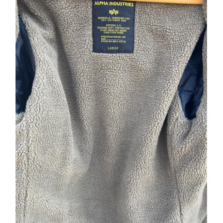 copy of Bunda Alpha Industries M-65 DENIM, barva DARK BLUE