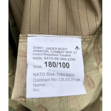 Funkční taktická košile pod balistickou vestu s ošetřením proti hmyzu