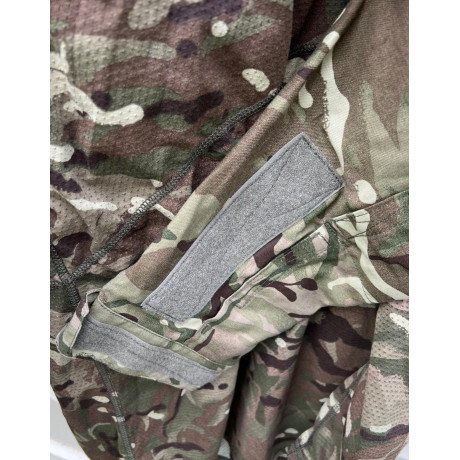 Brit. orig. funkční TAKTICKÁ ohnivzdorná KOŠILE pod balistickou vestu UBAC v potisku MTP pro letecký personál, nová