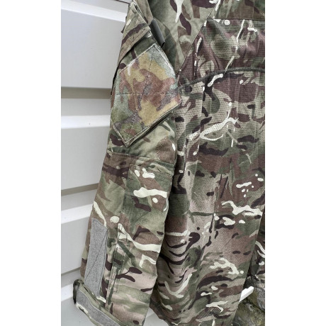 Brit. orig. funkční TAKTICKÁ ohnivzdorná KOŠILE pod balistickou vestu UBAC v potisku MTP pro letecký personál, nová